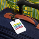 Hawaii Hearts Rainbow Luggage Tag<br><div class="desc">Are you looking for a way to help your luggage stand out?  This luggage tag says Hawaii inside yellow,  green,  blue,  purple and red hearts.</div>