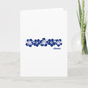 Hawaii Hibiscus Flower Aloha Hawaiian Vacation Sou Card