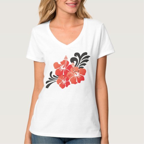 Hawaii Hibiscus Flower T_Shirt