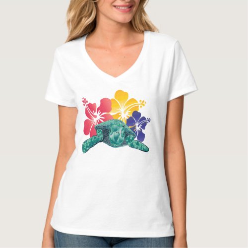 Hawaii Hibiscus Flower T_Shirt