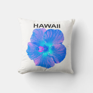 Hawaii Hibiscus Throw Pillow