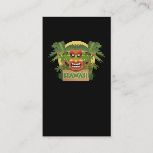 Hawaii Holiday Souvenirs Beach Hawaiian Business Card