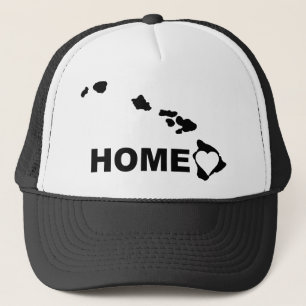 Hawaii Home Away From State Ball Cap Hat