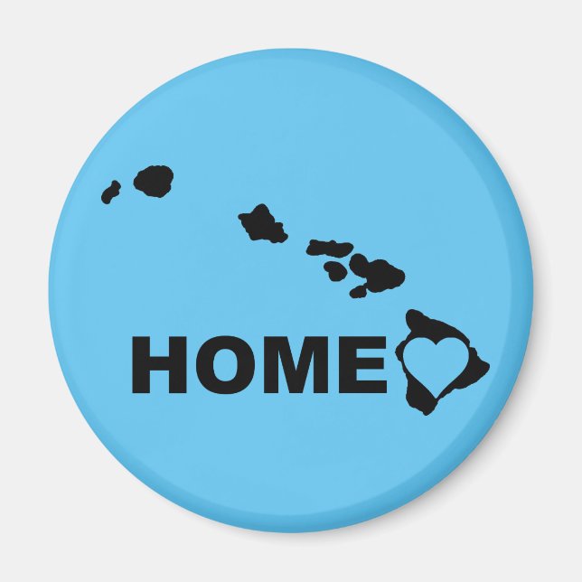 Hawaii Home Away From State Funny Fridge Magnet (Front)