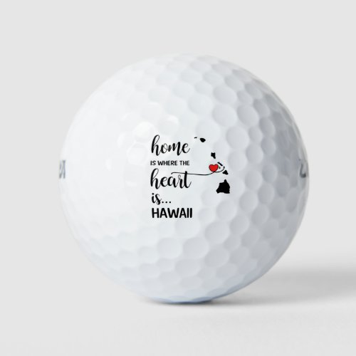 Hawaii home is where the heart is golf balls