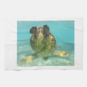 Hawaii Honu Turtle Kitchen Towel