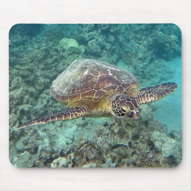 Hawaii Honu Turtle Mouse Pad (Front)