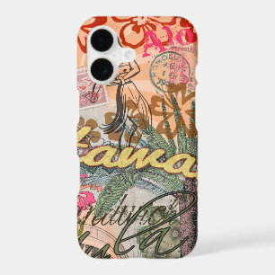 Hawaii Hula Travel Flower Vintage iPhone 17 Case