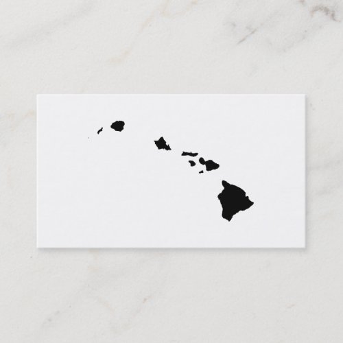Hawaii in Black and White Business Card