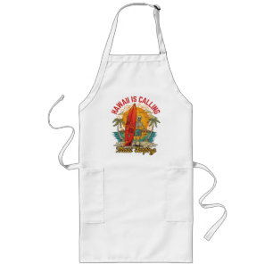 Hawaii Is Calling Maui Surfing Island Vibes Long Apron