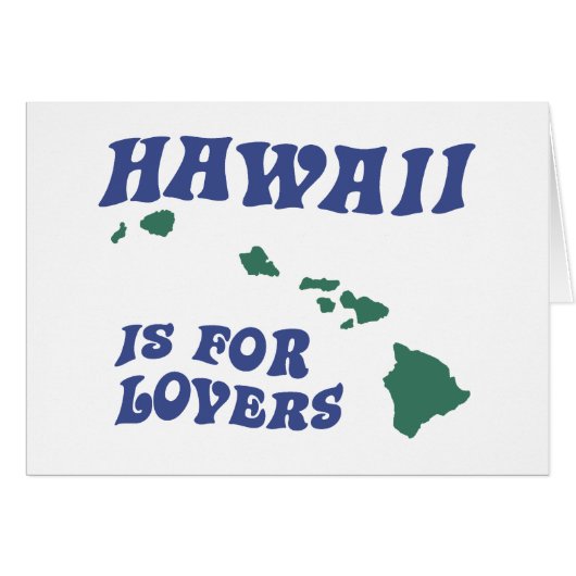 Hawaii Is For Lovers Cards (Front Horizontal)