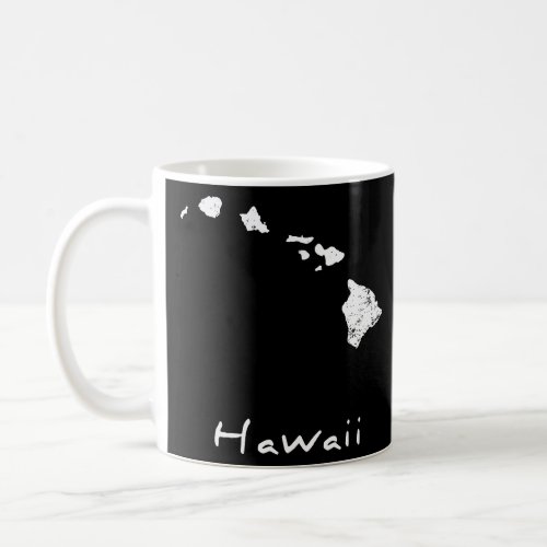Hawaii Island Chain Hawaii Hawaiian Map  Coffee Mug