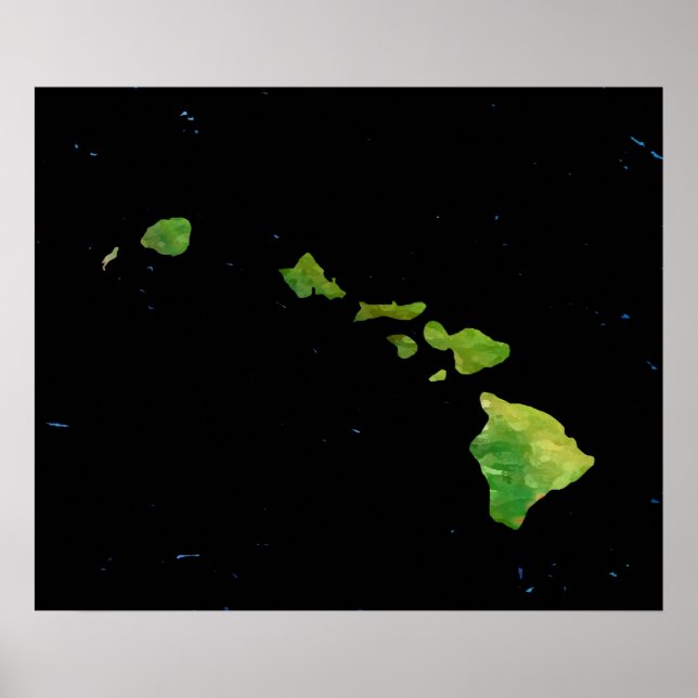 Hawaii Island Chain Poster (Front)