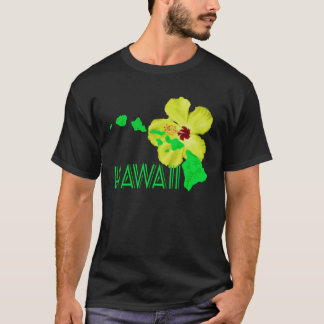 Hawaii Island Hibiscus Flower T-Shirt