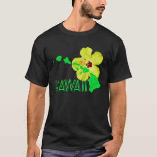 Hawaii Island Hibiscus Flower T-Shirt