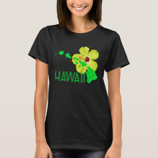 Hawaii Island Hibiscus Flower T-Shirt