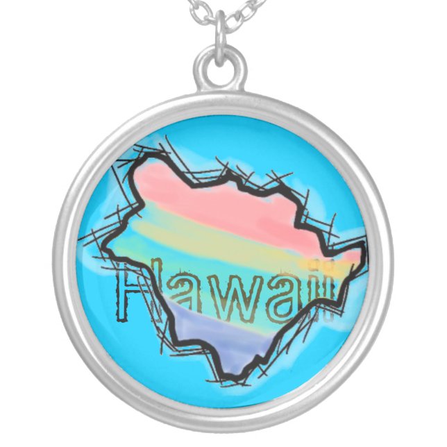 Hawaii island necklace (Front)