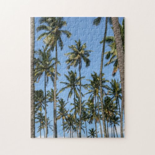 Hawaii Island Travel Exotic Beach Palm Trees Jigsaw Puzzle