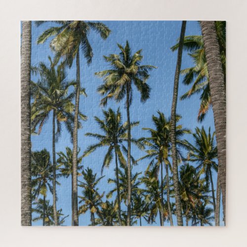 Hawaii Island Travel Exotic Beach Palm Trees Jigsaw Puzzle
