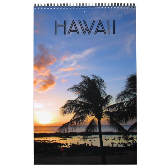 hawaii islands 2022 calendar | Zazzle.com