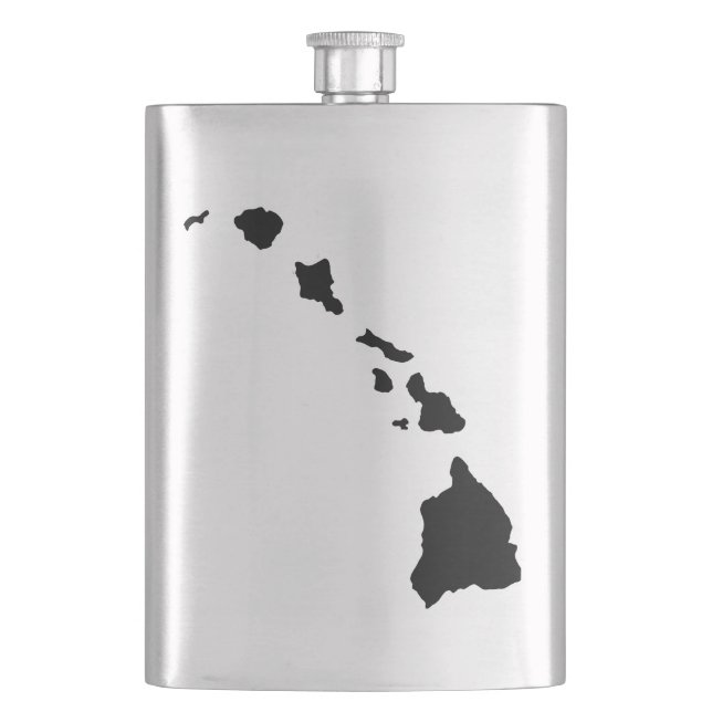 Hawaii Islands Flask (Front)