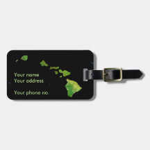 Hawaii Islands Luggage Tag