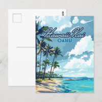 Hawaii Kai Honolulu Oahu Hawaii Retro