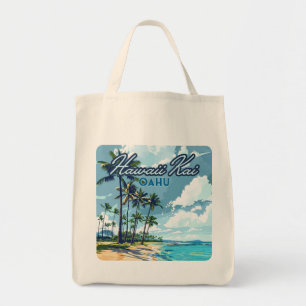 Hawaii Kai Honolulu Oahu Hawaii Retro Tote Bag