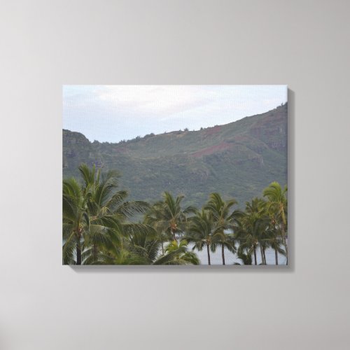 Hawaii Kalapaki Bay on Kauai Canvas Print