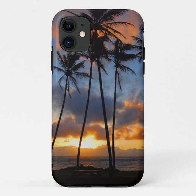 Hawaii Kauai iPhone 5 - Kapaa Sunrise Case-Mate iPhone Case (Back)