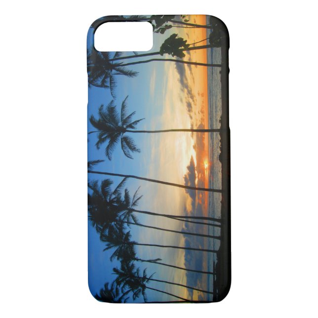 Hawaii Kauai iPhone 7 case - Kapaa Sunrise (Back)