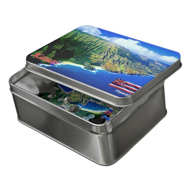 Hawaii - Kauai - Jigsaw Puzzle (Lid Open)