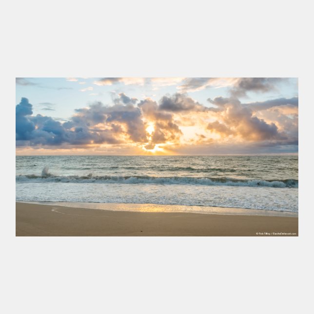 Hawaii, Kauai, Kealia Beach Sunrise (Front)