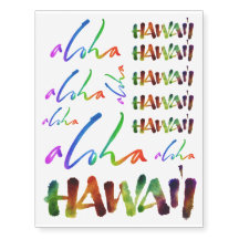 Hawai'i Lettering Calligraphy - Aloha Hawaii