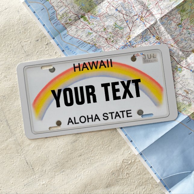 Hawaii License Plate (In Situ)