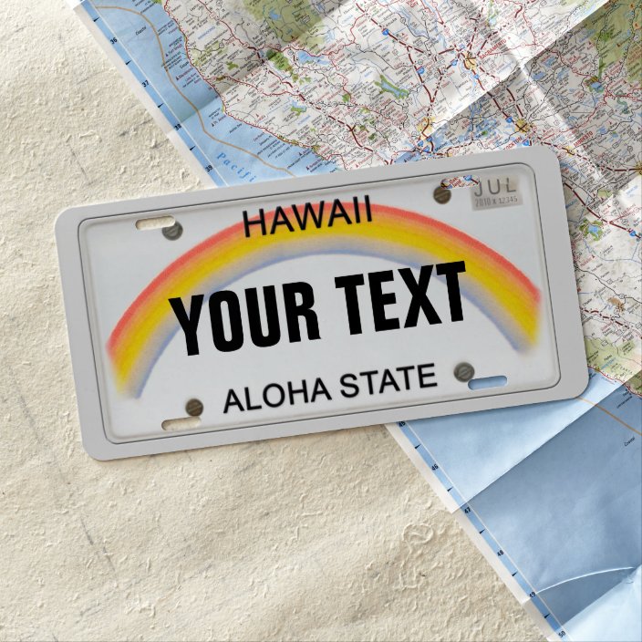 Hawaii License Plate Zazzle Com   Hawaii License Plate Rd813ecdbcde5462b912de334bebaeb9e Jzqct 704 