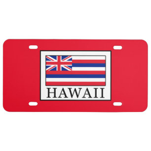 Hawaii License Plate