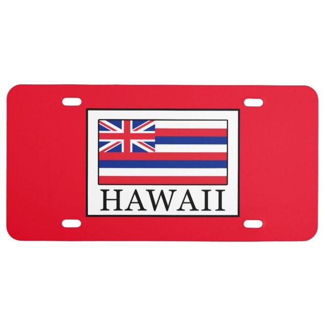Hawaii License Plate (Front)
