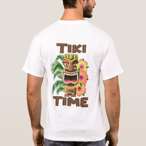 Hawaii Luau Tiki Time T_Shirt