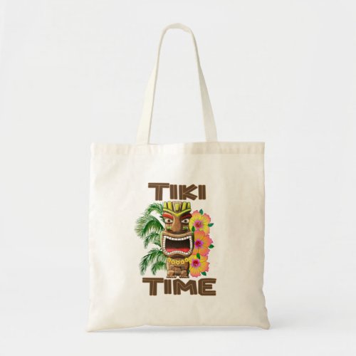 Hawaii Luau Tiki Time Tote Bag