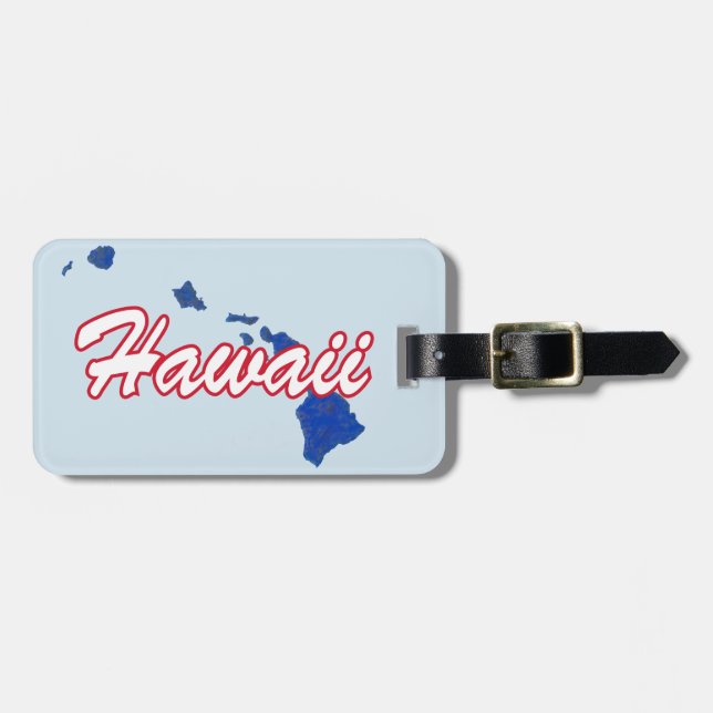 Hawaii Luggage Tag (Front Horizontal)