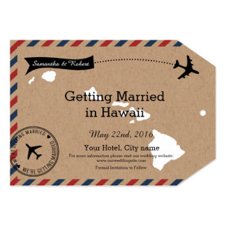 save the date luggage tags