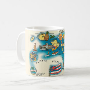 Hawaii Map Mug