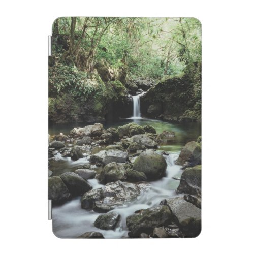 Hawaii Maui A waterfall flows into Blue Pool iPad Mini Cover