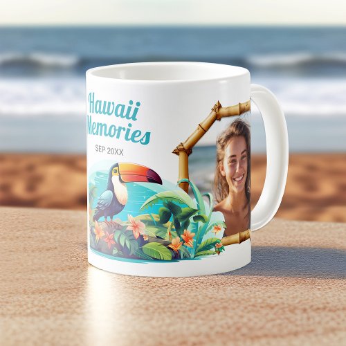 Hawaii Memories Photo Collage Souvenir Coffee Coffee Mug