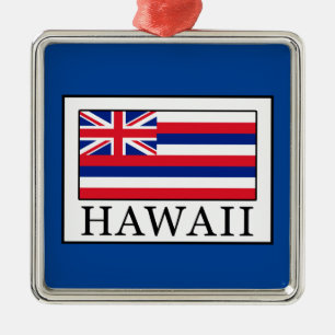 Hawaii Metal Ornament
