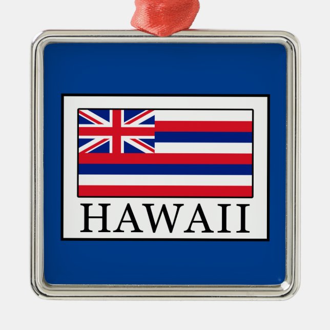 Hawaii Metal Ornament (Front)