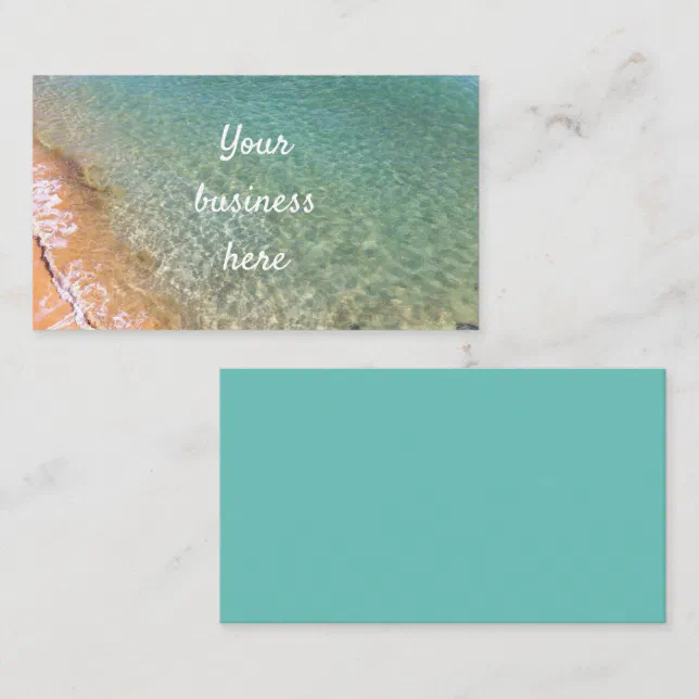 Hawaii Ocean Business Card Zazzle