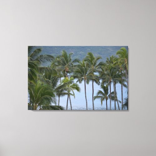 Hawaii Palm Trees Canvas Print