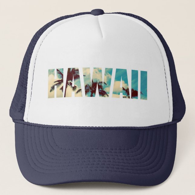 Hawaii Palms Trucker Hat (Front)